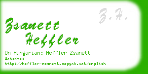 zsanett heffler business card